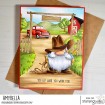 GNOME COWBOY RUBBER STAMP